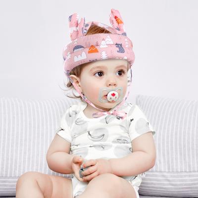 China 0-24 Months Thickened Cotton Protective Tape Baby Safety Cap Adjustable Shockproof Baby Safety Helmet 2021 Hot Selling Helmet To Protect The Baby for sale