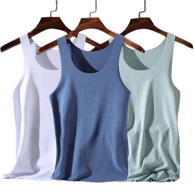 China Custom Made QUICK DRY Basic Ice Silk Seamless Basic Vest Gym Top SportsVests Summer SportsVests for sale