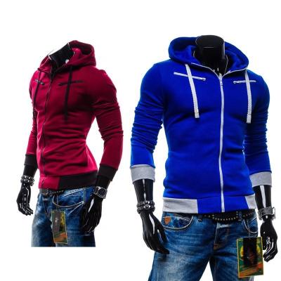 China Cheap Anti-pilling Design Pullover Hoodie Men , Custom Men Zipper Hoodie for sale