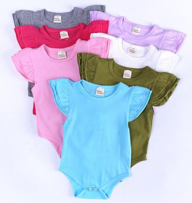 China Hot Sale Design Spandex/Cotton Spandex Summer Baby Romper Baby Clothes Nice Baby Wear for sale