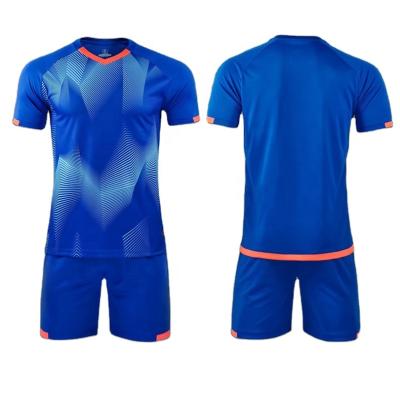 China Custom High Quality EU/USA Size Men Soccer Jersey Sets Set All Over Print Football Tank Top Uniform for sale