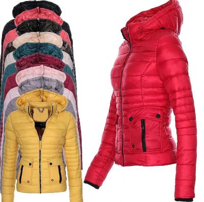 China Hot Sale Quality Custom Women Winter Waterproof Down Stripper Quilted Coat Padded Jackets for sale