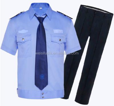 China Cheap Guard Security Shirt Uniform , Customize Design Security Guard Uniforms Workwear for sale