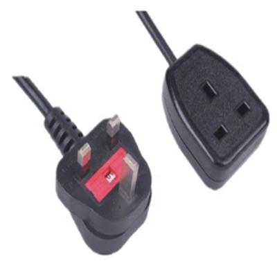 China One Way Residential/General Purpose Plug To UK Plug, Electric Power Extension Cord Cable, Extension Cord, for sale