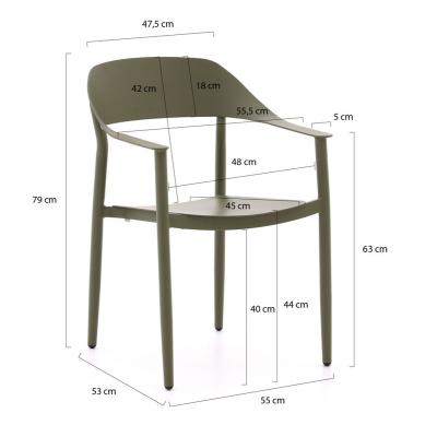 China KD New Design Space Saving Chair And Table Set Patio Dining Set For Outdoor Living for sale