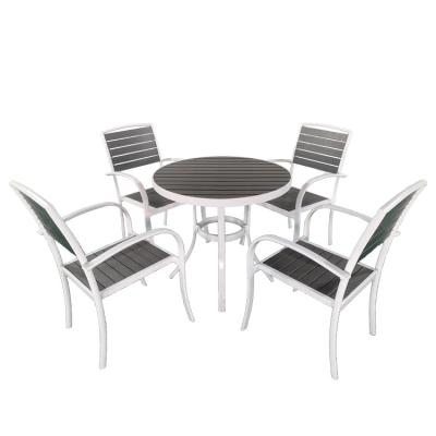 China Full alu.set With Cushion Comfortable Top Selling Superior Quality Manufacturer Factory Outdoor Dining Furniture Set Aluminum for sale