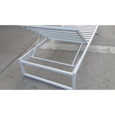 China This sofa chair is made of anti-rust aluminum frame good selling chair good quality modern aluminum furniture outdoor sun folding bed set for sale