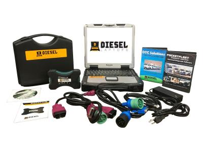 China Universal Diesel Truck Diagnostic Laptop Tool Scanner Complete Kit with Laptop for sale