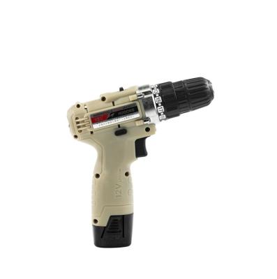 China Site Hot Selling 500/1800 Speed 12v Lithium Electrical Power Tools Impact Hammer Drills For Construction Industry for sale