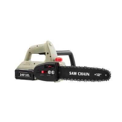 China Anti-slip HA LON Factory Custom Cordless Lithium 24v Electrical Power Chain Saws For Construction Industry for sale