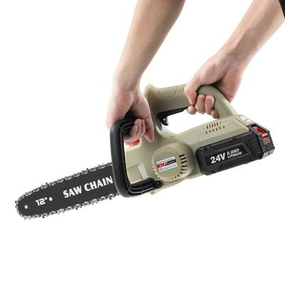 China Anti-slip Hot Sale Custom Size 24v Electric Cutting Wood Power Chain Saws Machine For House for sale