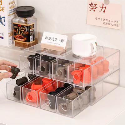 China Drawer Nestle Capsule Coffee Storage Box for sale