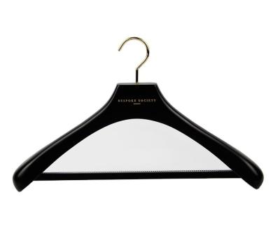 China Custom DISPLAY JE17014 Mens Clothes Hangers Wooden Suit Hanger for sale