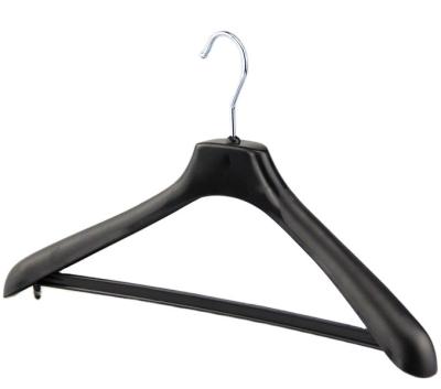 China Top Level Anti Theft Hanger Plastic Coat Hanger Dimensions Short Neck Hanger for sale