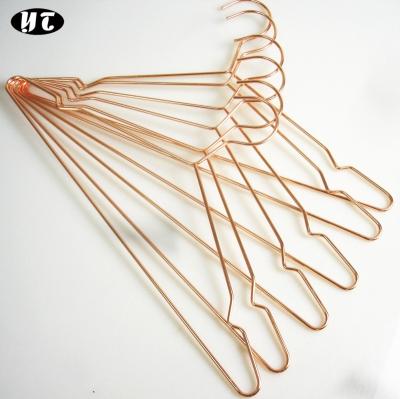 China Save space and save shipping cost large wire hanger copper hanger metal wire hangers for sale