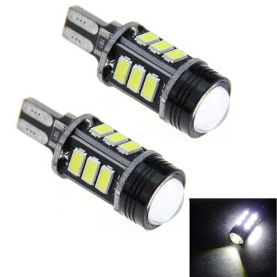 China Auto Bright Lighting Systems Quality LED Reversing Lamp T15 5730 Black Front With Lens DecodingTurn Signals T15 5630 15 for sale