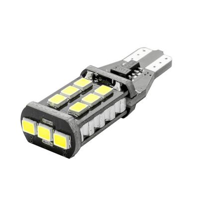 China Auto Lighting Systems Automobile Led Reversing Lamp t15-2835-15smd Decoding Constant Bright High Position Brake Steerin 2835 15 for sale