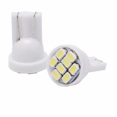 China BWX t10 194 168 192 W5W 8smd 1206 3020 auto led car led lighting 8LED t10 led auto bulb 120608 for sale