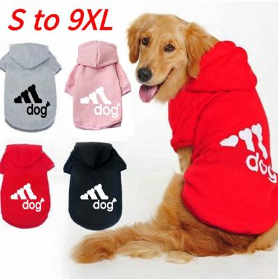 China XS-9XL Adidog Viable Dog Clothes Dogs Hoodies Sweatshirt Dog Jacket Apparel for sale