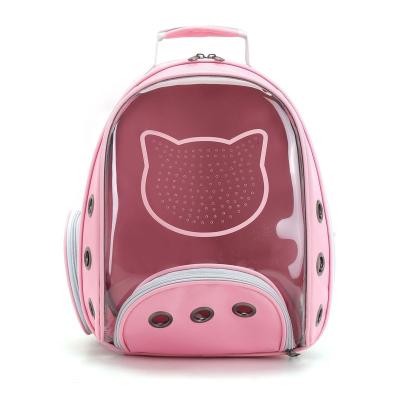 China Carrier Cat Dog Viable Outdoor Travel Transparent Breathable Backpack for sale