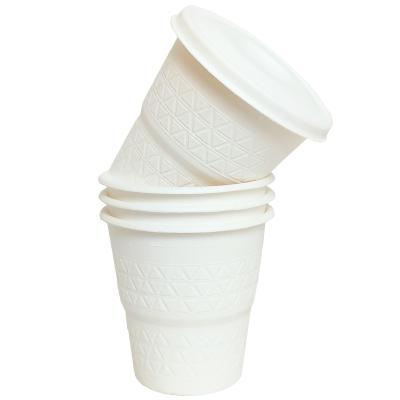 China 100% Biodegradable Bagasse Sauce Cup Disposable Bagasse Hot Sale Bagasse Cup Sugarcane Cup 8oz 12oz for sale