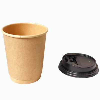 China Customized Disposable Biodegradable Single Wall Double PLA Coated Coffee Paper Cups for sale