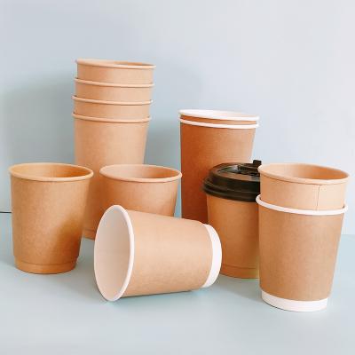 China Disposable Single Wall /double Wall Paper Coffee Cup With Lid And Sleeve for sale