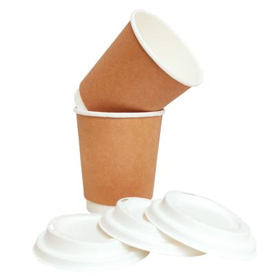 China Customized Disposable Biodegradable Drinking Biodegradable Paper Cup With Bagasse Lid for sale