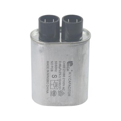 中国 General Purpose Bicai Microwave Capacitor 2+2 High Voltage 2100v 0.86UF Thick Slices 販売のため