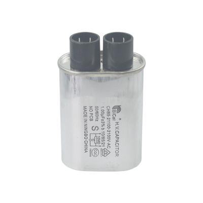 China bicai 2100v 1.0UF General Purpose Microwave Capacitor 3+3 High Voltage Thick Slices for sale