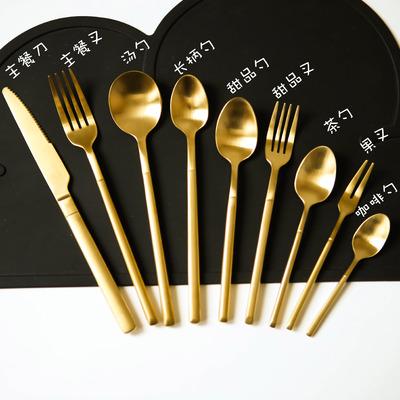 China 2021 Viable Gold Cutlery Set Restaurant Cutlery Set Restaurant Flatware Set Fork Knife Spoon Flatware Sets for sale