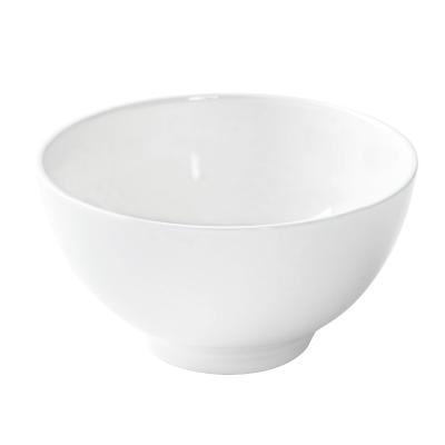 China Viable Porcelain Supplier Jingdezhen White Porcelain Bowls Set Customized Ceramic Fruit Bowl With Logo Custom for sale