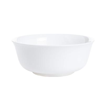 China 2021 china supplier bowl ramen bowl viable white porcelain customized ceramic fruit bowl for sale