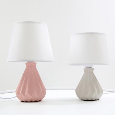 China Masivel Lamp Modern Simplicity Small Ceramic Table Lamp Size S/L Table Lamp Fabrics Lampshade Modern Simplicity for sale