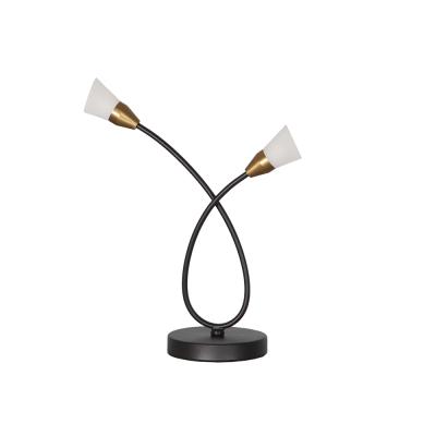 China Farmhouse Masivel Desk Lamp Flower Shape Decorative Metal Led Night Light Lamparas for sale