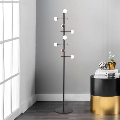 China Designer Modern Minimalist Model Art Floor Lamp Living Room Study Decoration Creative Glass Ball Lamp for sale