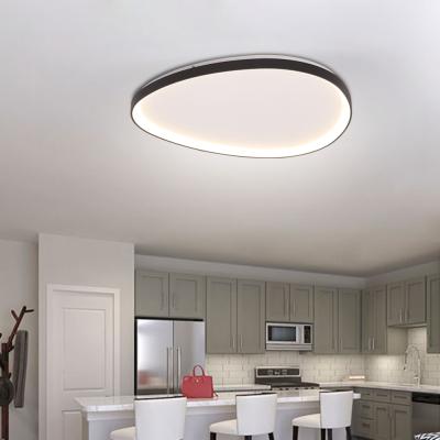 China Surface Mounted 2020 Simple Led Light White Black Circle Led Ceiling Light For Bedroom Surface Install Modern Ceiling Lamp 2021 Vintage for sale