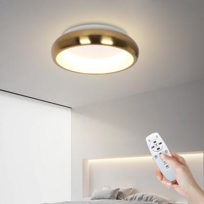 China Modern Simple Creative LED Study Light Dining Room Circle Bedroom Fashion Outdoor Mounted Ceiling Lamp for sale