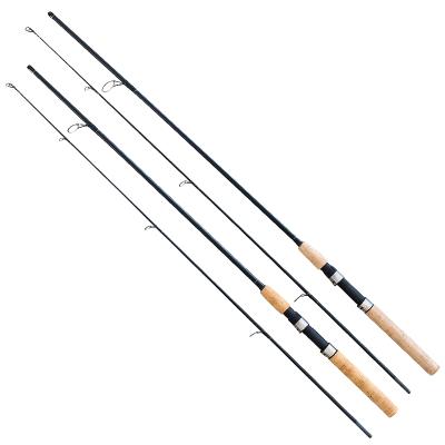 China Glass Epoxy (Graphite) 2 Section 6-15lb Fishing Rods Spin Combo Set Epoxy Spinning Rod for sale