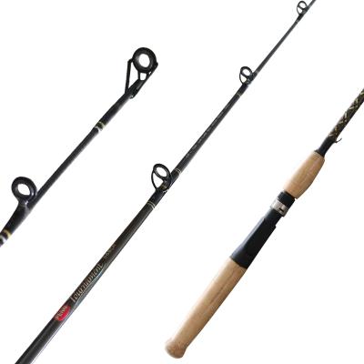 China IM8 1pc carbon middle action im8 carbon baitcasting fishing rods 1.7m/1.75m/1.8m for sale