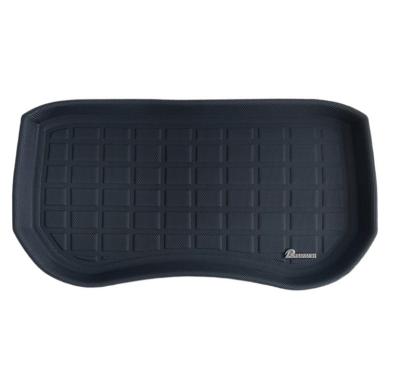 China Business/Luxury For Tesla 2022 Model 3 Car Floor Mats Waterproof 3d Car Foot Pad Frunk Rubber Mat for sale