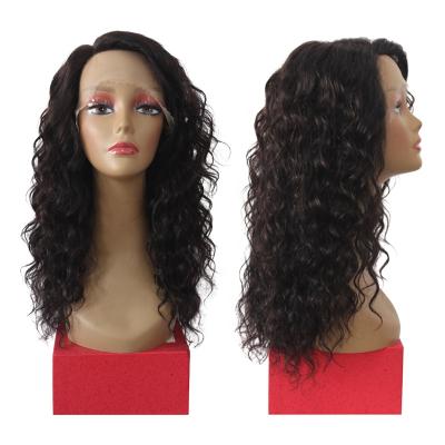 China 100% Natural Virgin Water Wave Wigs Wholesale Vendors Deep Frontal Deep Wave Hair Braided Full Lace Closure Human Hair Front Human Hair Wigs for sale