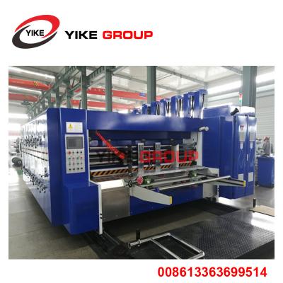 China Impresora de Flexo del color YKHS-1426 4 con Slotter y cortar con tintas en venta