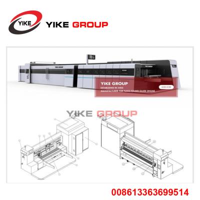 Cina Ondulato inscatoli la macchina 1624 di Gluer della cartella di Flexo 200pcs/Min Speed in vendita