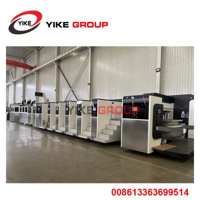 Cina Stampante 1224 di Flexo Folder Gluer 200pcs/Min Speed Vacuum Transfer in vendita