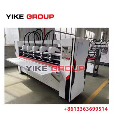 China YIKE GROUP 3000MM 4/6 Manual Creaser Scorer Thin Blade scorer Machine  With Electric Knives Adjust for sale