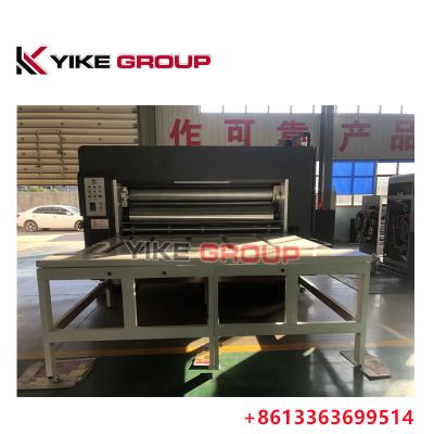 China YK-1424 Chain Feeder 2 Color Flexo Printing Machine Corrugated Box Making Machine for sale