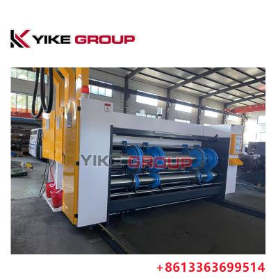 China YIKE GROUP 1400X2800 Chain Type Flexo Printer Slotter Machine For Corrugated Carton Box for sale