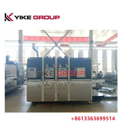 China YIKE GROUP Corrugated Carton Box Lead Edge 2 Color Printer Die Cutter  Machine for sale