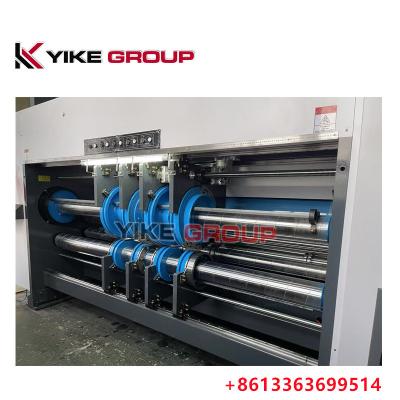 China Yk-1224 High Speed Flexo 3 Color Printer Slotter Die Cutter Machine for sale